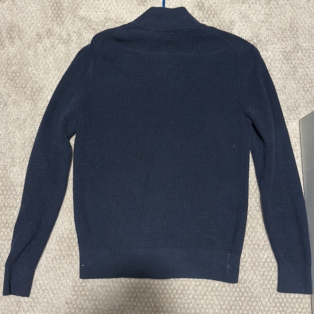 Banana Republic Full Zip Navy Blue Sweater - Picture 4 of 4